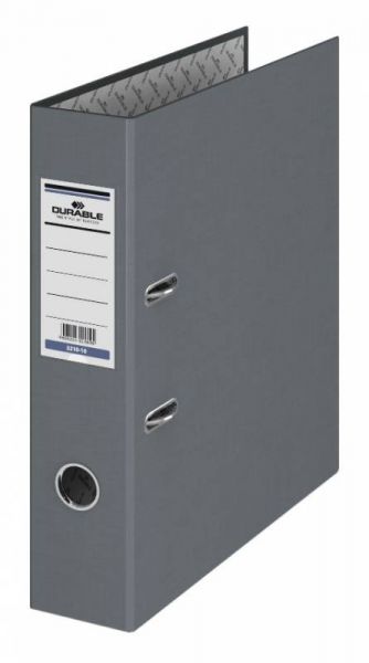 Папка-регистратор Durable А4 70 мм бумвинил серая (3210-10)